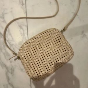 BRAND NEW Clare V Rattan Midi Sac